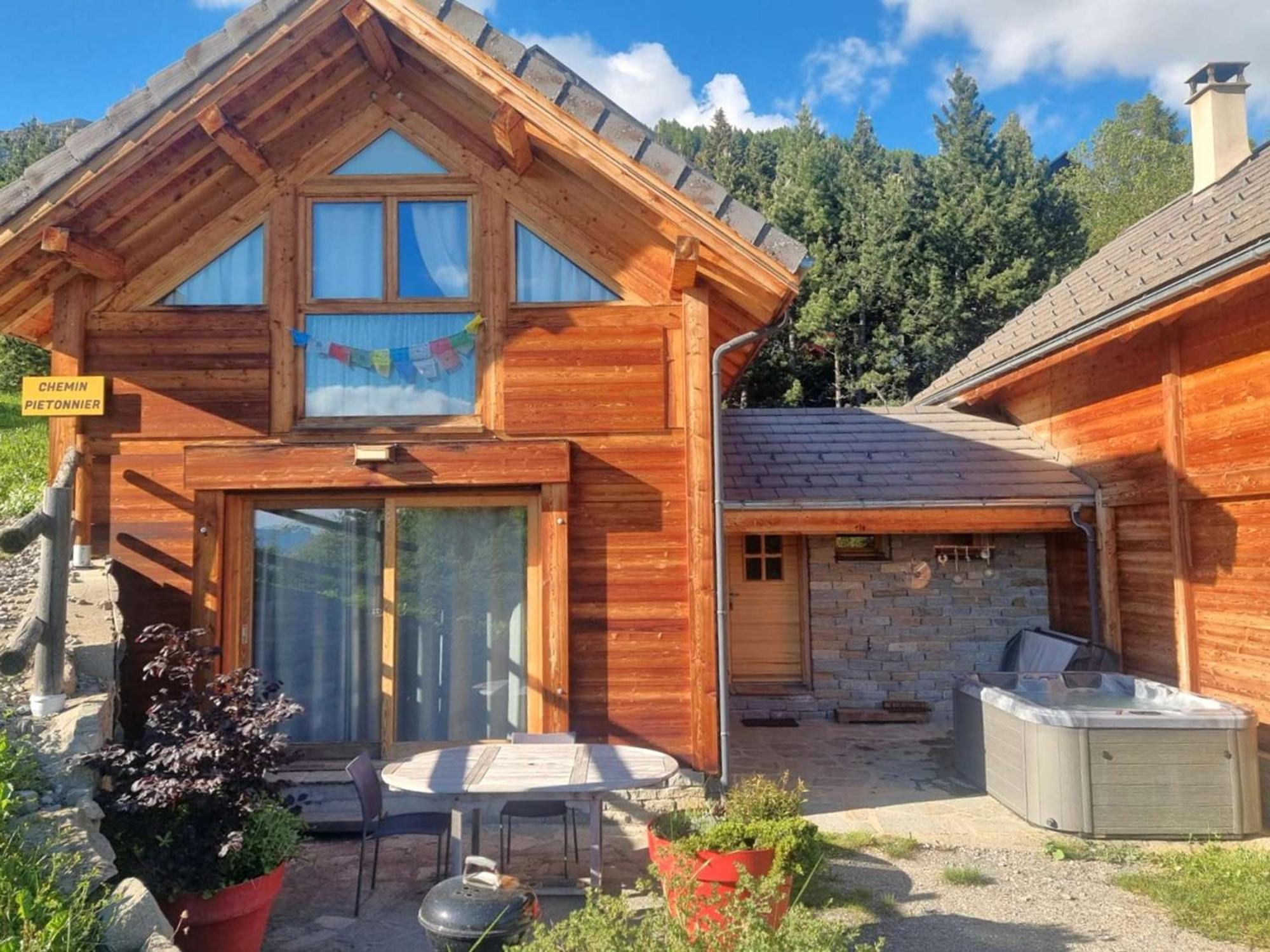 Chalet 6 Pers Avec Spa, Terrasse Plein Sud A Saint-Michel-De-Chaillol - Fr-1-393-22 Zewnętrze zdjęcie